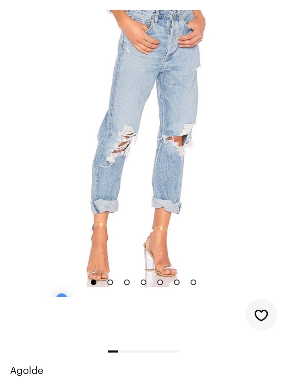 Agolde Jeans 90s mid rise loose fit in color fallout